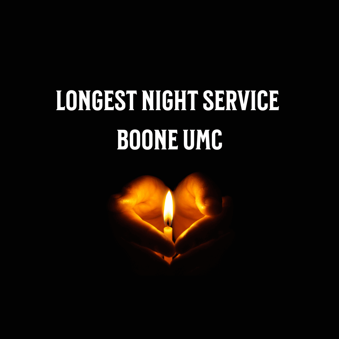 Longest Night Service at Boone UMC | Rumple Memorial Presbyterian Church